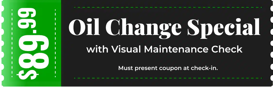 oil change coupon