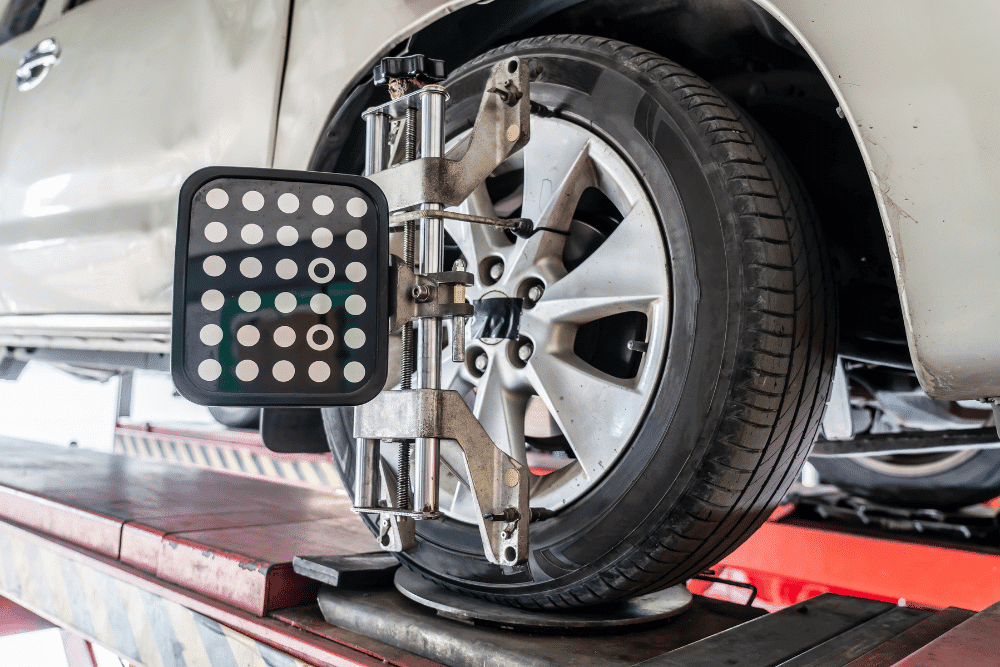 image depicting wheel alignment